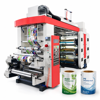 Machine d'impression flexographique automatique haute vitesse 6 couleurs pour film BOPP en rouleau, idéale pour les sacs en PP tissé, les sacs en plastique et les sacs en papier – Nouveauté