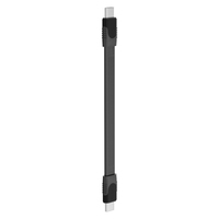 Câble de données USB-C vers USB-C portable Gen2, charge rapide 100W, transfert vidéo 40 Gbps, micro-port Type-C, téléphones, écouteurs