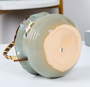 Cesta de ratán colgante personalizada y minimalista, gancho de lavabo colgante de maceta suculenta de micropaisaje - Product Image 6