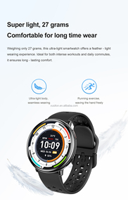 Oem 2025 Chất lượng cao GPS định vị phụ nữ xem thông minh Heart Rate huyết áp 1.43 "AMOLED chati-gpt HD21 thời trang đồng hồ thông minh - Product Image 5