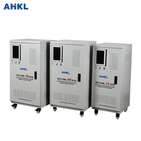Régulateur de tension automatique triphasé 20 kVA, entrée 300-450 V, sortie 380 V, stabilisateur de tension à servomoteur pour équipement industriel
