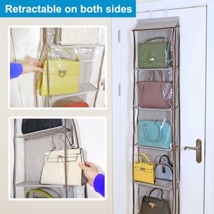 Over the Door Hanging Organizer Storage Wall Mount Storage with Clear Windows for Pantry Nursery Diapers Kitchen Closet Dorm - Product Image 6