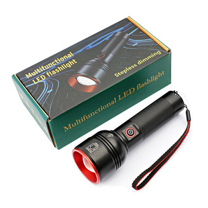 Lampe torche rechargeable 3000HA, 3 modes pour <span class=keywords><strong>patrouille</strong></span> d'urgence en extérieur, faisceau spot, zoom, lampe torche tactique LED en aluminium - Product Image 5