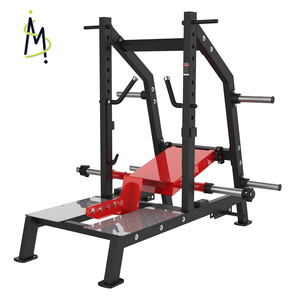 Nouvelle arrivée ceinture de rhinocéros chargée en plaques Machine à <span class=keywords><strong>squat</strong></span> pour salle de sport commerciale équipement d'entraînement pour les hanches, les cuisses, les fesses et les jambes - Product Image 1