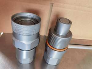 Type à haute pression de <span class=keywords><strong>VEP</strong></span> verrouillé par fil plat de visage accouplements rapides hydrauliques avec la fonction stable - Product Image 5