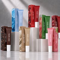 Baumes et gloss à lèvres en marque blanche, haute qualité, végétaliens, fruités, hydratants en profondeur, baume à lèvres au beurre scintillant, gloss à lèvres aux peptides, OEM
