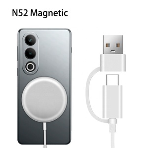 แท่นชาร์จไร้สายทรงกลมระบบแม่เหล็กขนาดเล็กพกพาได้ Qi2 30W ชาร์จเร็วสำหรับ Samsung iPhone Xiaomi <span class=keywords><strong>VIVO</strong></span> Phone iWatch & airpods - Product Image 5