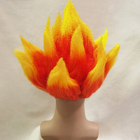 Perruque de troll à grandes flammes pour Halloween en gros MFJ-0066