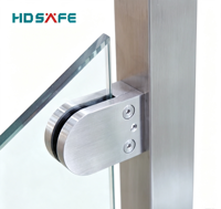 Kit complet de quincaillerie en acier inoxydable pour balustrade d'escalier avec supports de connexion et pinces de fixation