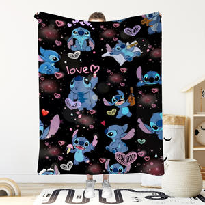 Mignon dessin animé Anime point fleur impression serviettes <span class=keywords><strong>de</strong></span> <span class=keywords><strong>bain</strong></span> sans sable séchage rapide enfant extérieur flanelle plage randonnée <span class=keywords><strong>serviette</strong></span> <span class=keywords><strong>de</strong></span> couchage - Product Image 2