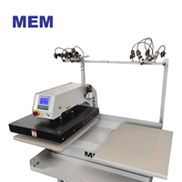 Presse à chaud pneumatique double station TQB 4050 MEM pour transfert thermique en gros