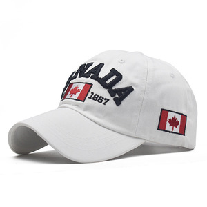 Popolare Cappellino da Baseball CANADA per Uomo e Donna, Realizzato in Puro Cotone e Versatile Berretto a Becco d'Anatra - Product Image 2