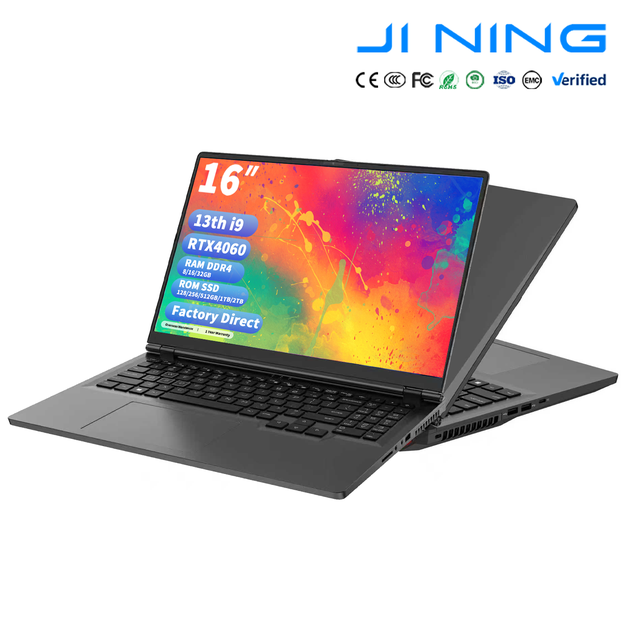 New Intel High Performance Gaming Laptop 16 Inch 13th Gen I9 13900H RTX 4060 8GB 32GB RAM 512GB 1TB SSD IPS DDR5 RGB Keyboard
