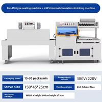 Machine de découpe et de scellage automatique BF-450L, machine d'emballage par rétraction thermique, papier de qualité alimentaire, facile à utiliser, boîte d'emballage cadeau