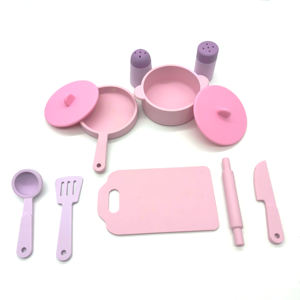 9pcs Play <strong>Kitchen</strong> <strong>Accessories</strong> Set Kids <strong>Kitchen</strong> Silicone Pretend Toys <strong>Kitchen</strong> Toy Set for Cooking - Product Image 4