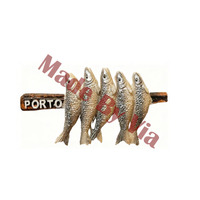 Souvenirs touristiques personnalisés en gros Porto Portugal Aimant de réfrigérateur en résine 3D