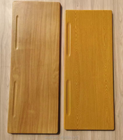Conjunto de Mesa y Sillas Escolares de Madera Prensada, Una Mesa de 110 cm y Dos Sillas, Diseño Cómodo e Ignífugo