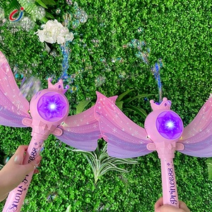 Chengji giá rẻ nhựa ma thuật thanh đồ chơi ngoài trời điện tự động Blower máy ánh sáng lên Bong Bóng đồ chơi cho trẻ em với đèn - Product Image 4