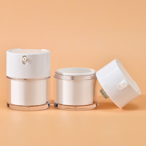 Pot de crème cosmétique sans air en plastique avec pompe, pour crème solaire, soin du corps, crème pour les yeux et le visage, 30g 50g - Product Image 3