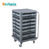 Panier de rangement multifonction en plastique PP pour vaisselle, tasses, couverts et plateau de lave-vaisselle pour restaurant, cantine, café