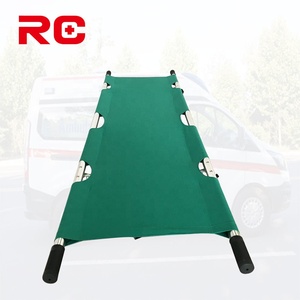 Brancard médical manuel non pliable, cadre robuste, tissu PVC 600D, équipement de transport de patients durable, capacité 160 kg, certifié CE - Product Image 1