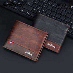 Baellerry Men's Short <b>Wallet</b> RFID Protection Color Block Business Card <b>Holder</b> With Zipper Pocket - Product Image 1