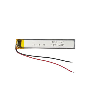 301058 301060 351060 301260 301360 331059 301048 <span class=keywords><strong>3.7v</strong></span> סוללה 150mah <span class=keywords><strong>li</strong></span> פולימר עם pcb - Product Image 1