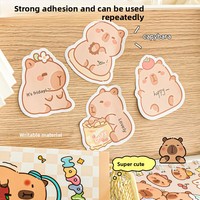 Carnets de notes Capybara Alien, autocollants de planification de haute qualité dignes d'Instagram pour étudiants ; notes adhésives réutilisables, messages, listes de tâches