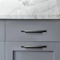 Poignée en profilé d'aluminium Poignées de meuble Armoire Armoire de cuisine Tiroir Poignée de porte longue