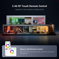 Contrôleur LED RGB IoT PWM 1 canal SP533E, contrôle par application, commande vocale Alexa Google Home, synchronisation musicale, DC5V-24V, garantie 3 ans