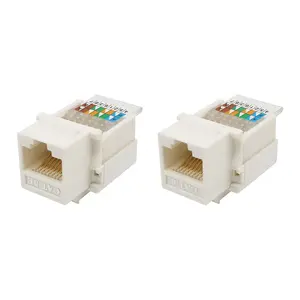 用于网络通信Rj45 Cat6 Utp女性90度梯形插孔Cat6 Utp电脑中国制造