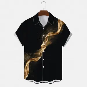 Camisa Design stampato T Shirt tattico Golf estivo Polo da uomo camicie