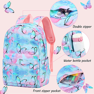 Set di borse per zaino da scuola per bambini in età prescolare personalizzate con borsa per il pranzo - Product Image 5