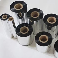 Cinta de Cera y Resina Premium de 110 mm x 300 m para Impresora de Transferencia de Códigos de Barras, Cintas Térmicas Personalizadas al por Mayor