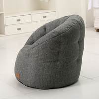 Lin coloré Maroc Siège sac de haricot moderne citrouille canapé chaise