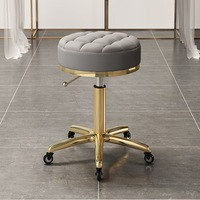 Chaise de barbier moderne de qualité supérieure avec table de massage Vente en gros pour le spa commercial, salon, hôtel, école d'ongles, salle de bain, matériau métallique