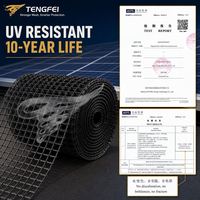 Kit Jaring Pelindung Burung untuk Panel Surya 8 inci, Baja Tahan Karat 304 Berlapis PVC dengan Sarung Tangan untuk Perlindungan Panel Surya di Atap