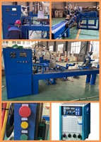 Machine de soudage automatique pour étais métalliques et tubes en acier, pour le traitement des tôles et la découpe de tubes en acier