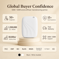 Diffuseur d'arômes intelligent 4G électrique contrôlé par application, 400 ml, sans eau, mural, pour la maison
