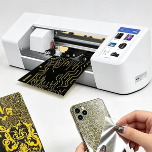 Hydrogel snijscherm beschermfolie grondstof mobiele telefoon skins 3d gouden achterkant skin - Product Image 6