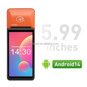 Xách tay 4 gam LTE Dual Sim di động <span class=keywords><strong>POS</strong></span> thiết bị đầu cuối 6400mAh pin 5MP Máy Quét Mã Vạch NFC Android 14 tiền mặt đăng ký <span class=keywords><strong>POS</strong></span> Máy - Product Image 5