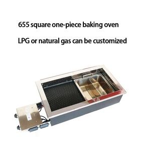 Yawei التجارية 650 الغاز المسال الغاز إناء/ قدر الشواء المتكاملة الجدول - Product Image 5