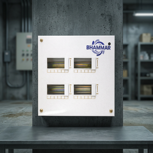 BHAMMAR KK22 กล่องจ่ายไฟ 16 ขั้ว 100A 415V IP54 สำหรับใช้งานภายในและภายนอกอาคาร สำหรับอุตสาหกรรม HSN 85371000 - Product Image 4