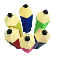 BAS quantité minimale de commande Cadeau Utilisation Mode Personnalisé Imprimé Étanche Dessin Animé Crayon Forme École Silicone Trousse À Crayons Avec Fermeture Éclair pour les enfants