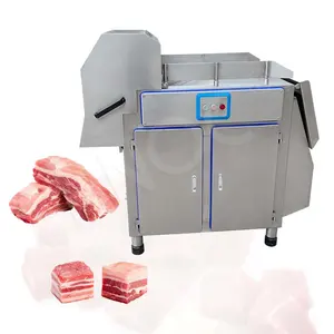 HNOC Máquina de corte de cubos de carne industrial para peito de frango congelado, costela de porco, preço da máquina