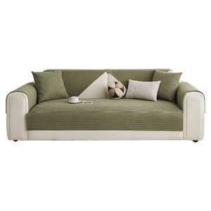 Waterproof Pet <b>Sofa</b> Cushion Rectangle 20cm Droop Length Non Slip <b>Cat</b> Scratch Proof Solid Color Polyester Fill - Product Image 5