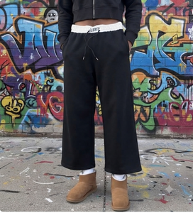 Custom Heavy Weight Casual Trouser Street Wear Sweatpants Custom Baggy Men <b>Pants</b> French Terry 100% Cotton for Winter - Product Image 1