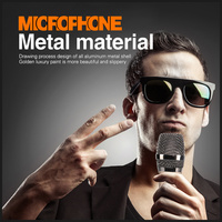 Mixeur de musique tout-en-un à 4 voies Microphone sans fil Amplificateur de puissance Console de conférence