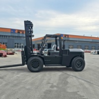 Montacargas Diésel QINGCHA CPCD120, Capacidad de 12 Toneladas, Motor XICHAI 6110 de Alta Eficiencia, Neumáticos Sólidos de Alta Resistencia, Elevación de 3000 mm, Uso Industrial