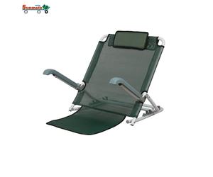 Respaldo ajustable para cuello ortopédico, soporte para cabeza y Lumbar, poliéster, PVC y marco de acero cromado - Product Image 6